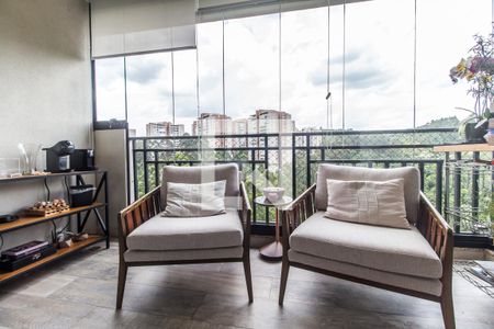 Varanda de apartamento à venda com 3 quartos, 101m² em Residencial Zero (tambore), Santana de Parnaíba