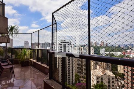 Varanda de apartamento para alugar com 4 quartos, 591m² em Vila Andrade, São Paulo
