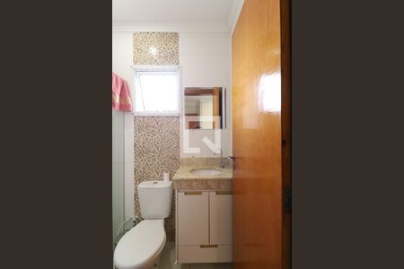 Banheiro da Suíte 1 de casa de condomínio à venda com 2 quartos, 60m² em Jardim Leonor Mendes de Barros, São Paulo