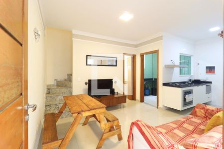 Sala de casa de condomínio à venda com 2 quartos, 60m² em Jardim Leonor Mendes de Barros, São Paulo