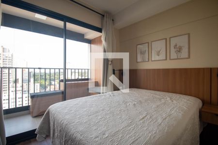 Sala/Quarto/Cozinha de apartamento para alugar com 1 quarto, 27m² em Santo Amaro, São Paulo