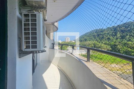 Varanda de apartamento para alugar com 2 quartos, 85m² em Jardim Tejereba, Guarujá