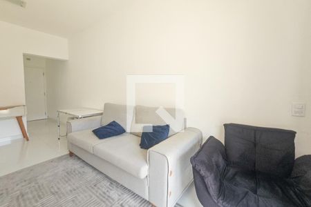 Sala de apartamento para alugar com 2 quartos, 85m² em Jardim Tejereba, Guarujá