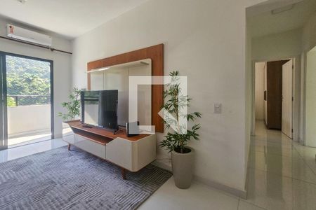 Sala de apartamento para alugar com 2 quartos, 85m² em Jardim Tejereba, Guarujá