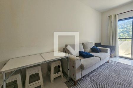 Sala de apartamento para alugar com 2 quartos, 85m² em Jardim Tejereba, Guarujá