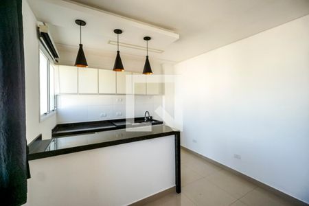 Sala e cozinha de apartamento à venda com 1 quarto, 35m² em Penha de França, São Paulo