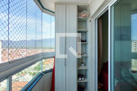 Sacada da Sala de apartamento para alugar com 2 quartos, 92m² em Vilamar, Praia Grande