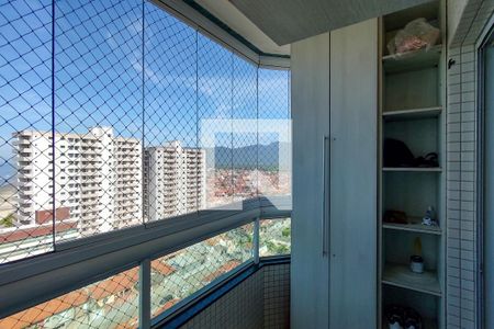 Sacada da Sala de apartamento para alugar com 2 quartos, 92m² em Vilamar, Praia Grande
