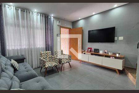 Sala de casa à venda com 3 quartos, 154m² em Vila Eldizia, Santo André