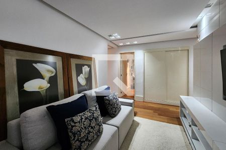 Sala de TV de apartamento à venda com 4 quartos, 242m² em Nova Petrópolis, São Bernardo do Campo