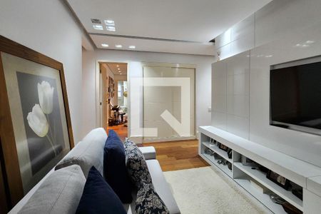 Sala de TV de apartamento à venda com 4 quartos, 242m² em Nova Petrópolis, São Bernardo do Campo