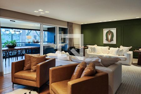 Sala de apartamento à venda com 4 quartos, 242m² em Nova Petrópolis, São Bernardo do Campo