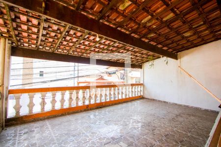 Varanda da sala de casa à venda com 2 quartos, 220m² em Vila Guarará, Santo André