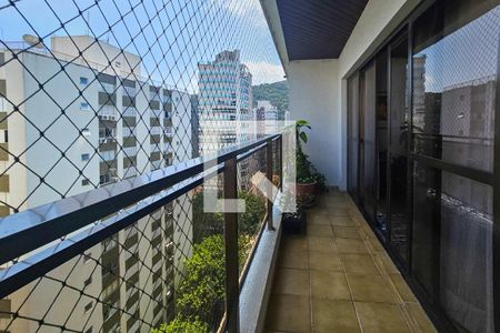 Varanda Sala de apartamento para alugar com 3 quartos, 150m² em Centro, Guarujá