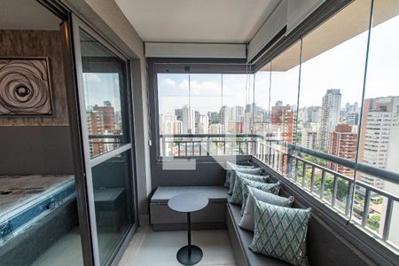 Varanda de kitnet/studio para alugar com 1 quarto, 29m² em Chácara Klabin, São Paulo