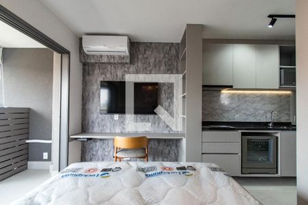 Sala/quarto de kitnet/studio para alugar com 1 quarto, 29m² em Chácara Klabin, São Paulo