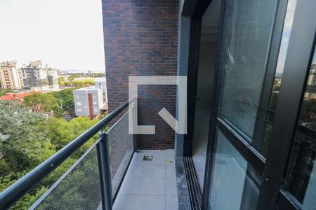 Sacada da Sala de apartamento à venda com 3 quartos, 200m² em Cristal, Porto Alegre