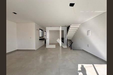 Sala de casa à venda com 3 quartos, 206m² em Vila Santo Alberto, Santo André
