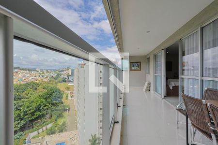 Varanda da Sala de apartamento à venda com 4 quartos, 240m² em Paquetá, Belo Horizonte