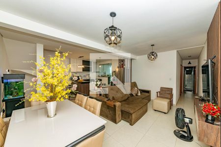 Sala de apartamento à venda com 2 quartos, 140m² em Chácara Cotia, Contagem