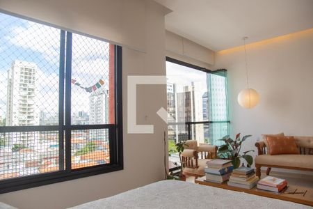Quarto de apartamento à venda com 1 quarto, 35m² em Jardim Hipico, São Paulo