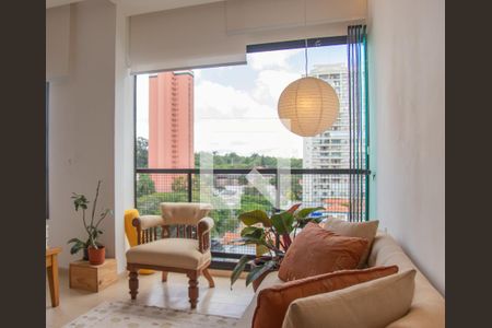 Sala de apartamento à venda com 1 quarto, 35m² em Jardim Hipico, São Paulo