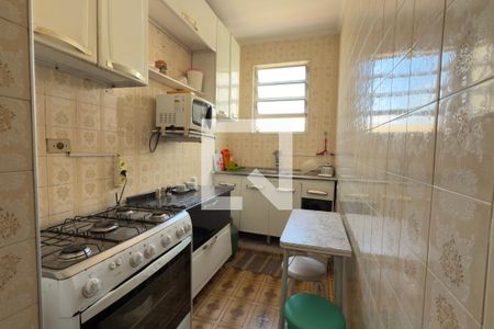 Cozinha de kitnet/studio para alugar com 1 quarto, 42m² em Boqueirão, Praia Grande