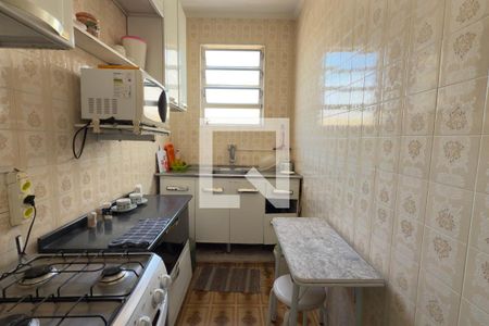 Cozinha de kitnet/studio para alugar com 1 quarto, 42m² em Boqueirão, Praia Grande