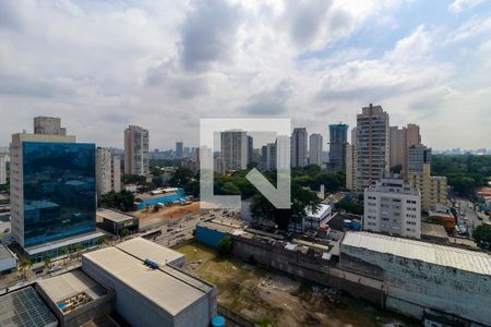 Vista de kitnet/studio à venda com 0 quarto, 23m² em Santo Amaro, São Paulo