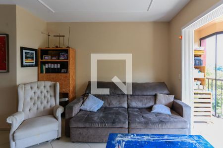 Sala de apartamento à venda com 3 quartos, 123m² em Vila Indiana, São Paulo