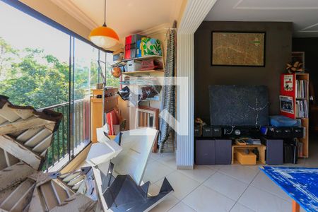 Sala de apartamento à venda com 3 quartos, 123m² em Vila Indiana, São Paulo