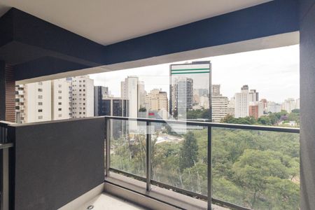 Varanda do Studio de kitnet/studio à venda com 1 quarto, 33m² em Higienópolis, São Paulo