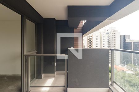 Varanda do Studio de kitnet/studio à venda com 1 quarto, 33m² em Higienópolis, São Paulo