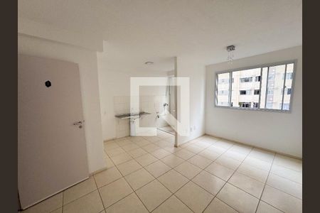 Sala de apartamento para alugar com 2 quartos, 48m² em Jk, Contagem
