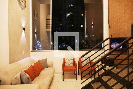 Sala de apartamento para alugar com 1 quarto, 50m² em Carmo, Belo Horizonte