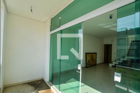 Varanda da Sala de casa à venda com 3 quartos, 270m² em Jardim Ocara, Santo André