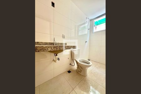 Banheiro do Quarto 1 de apartamento à venda com 3 quartos, 82m² em Jardim Leblon, Belo Horizonte
