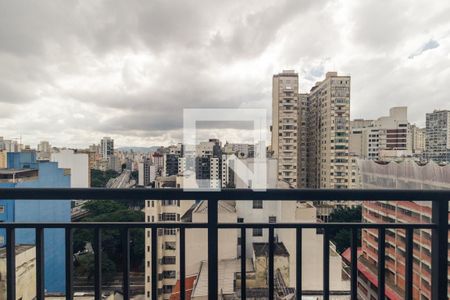 Varanda do Studio de kitnet/studio à venda com 1 quarto, 25m² em República, São Paulo