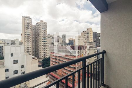 Varanda do Studio de kitnet/studio à venda com 1 quarto, 25m² em República, São Paulo