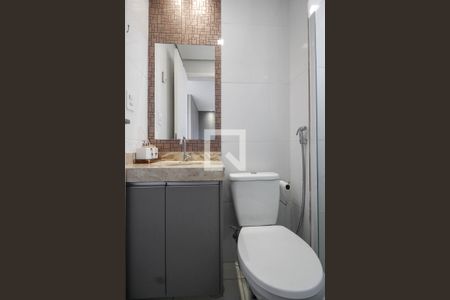 Banheiro de kitnet/studio à venda com 1 quarto, 30m² em Vila Dom Pedro Ii, São Paulo