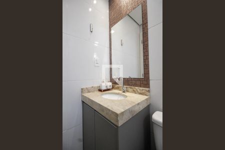 Banheiro de kitnet/studio à venda com 1 quarto, 30m² em Vila Dom Pedro Ii, São Paulo