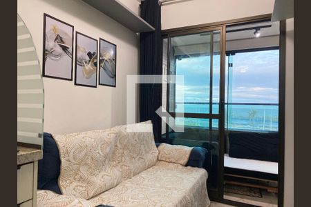 Sala de apartamento para alugar com 1 quarto, 37m² em Boca do Rio, Salvador