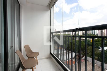 Varanda de kitnet/studio para alugar com 1 quarto, 30m² em Tatuapé, São Paulo