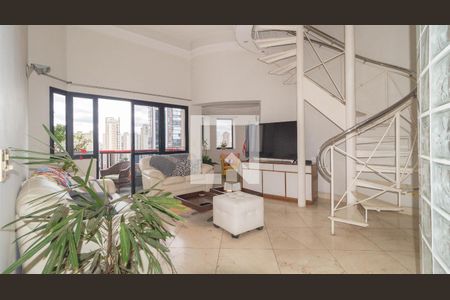 Sala de TV de apartamento para alugar com 3 quartos, 300m² em Jardim Analia Franco, São Paulo