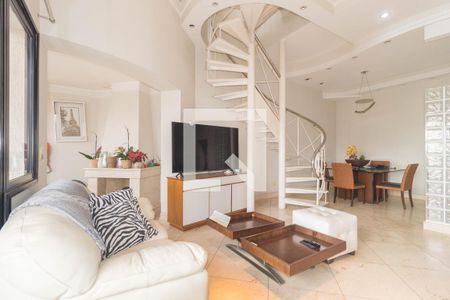 Sala de TV de apartamento para alugar com 3 quartos, 300m² em Jardim Analia Franco, São Paulo