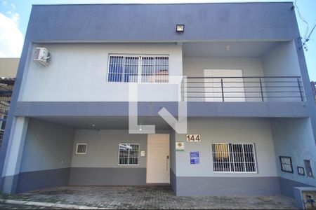 Fachada + Placa de kitnet/studio para alugar com 1 quarto, 33m² em Vila Nova, Novo Hamburgo