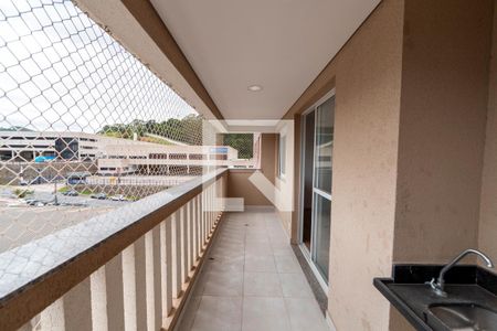 Varanda da Sala de apartamento para alugar com 3 quartos, 109m² em Centro Comercial Jubran, Barueri