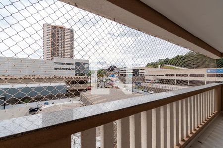 Varanda da Sala de apartamento para alugar com 3 quartos, 109m² em Centro Comercial Jubran, Barueri