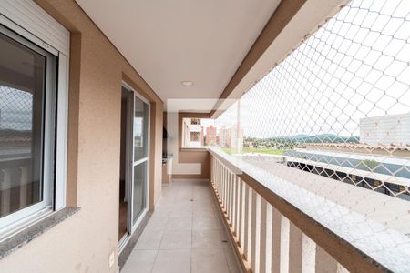 Varanda da Sala de apartamento para alugar com 3 quartos, 109m² em Centro Comercial Jubran, Barueri