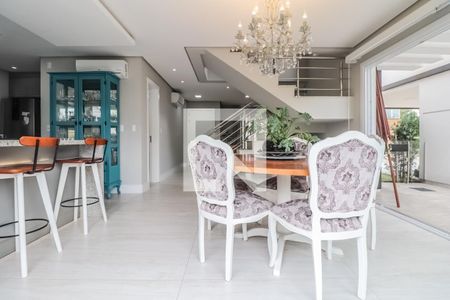 Sala de Jantar de casa de condomínio à venda com 3 quartos, 188m² em Jardim America, São Leopoldo